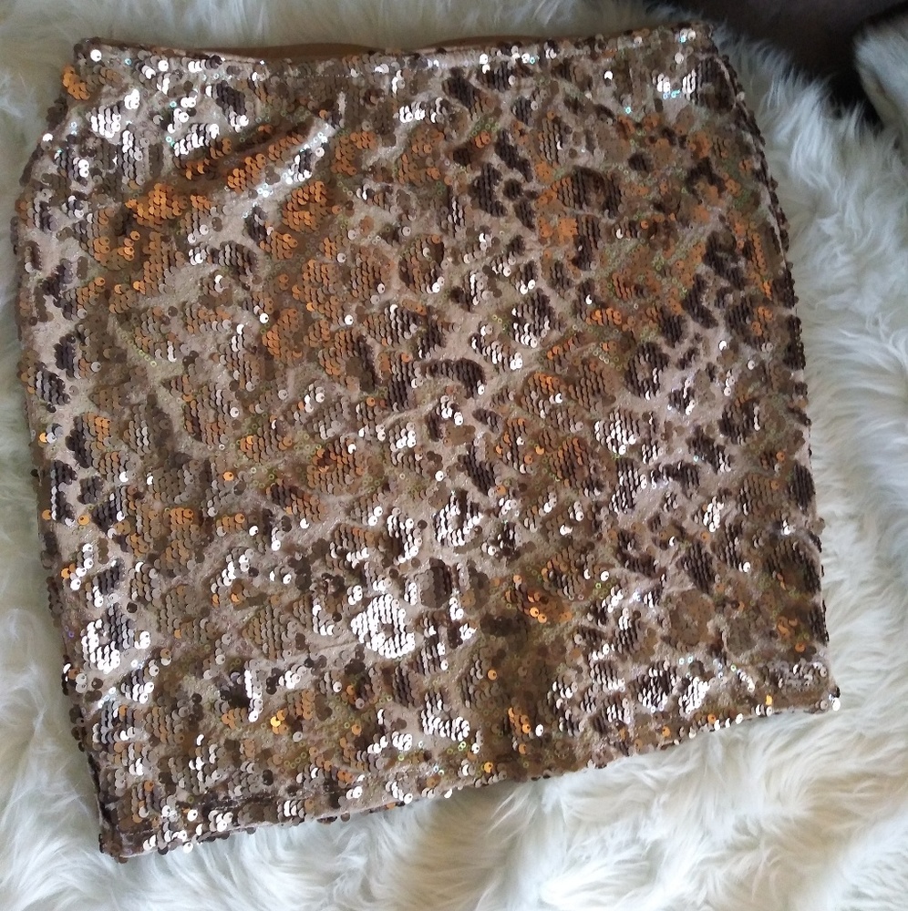 Sequin skirt